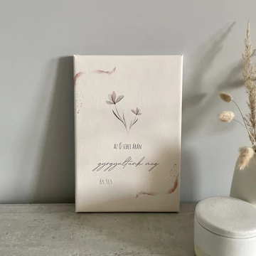 igés minimalista vászonkép rózsaszín