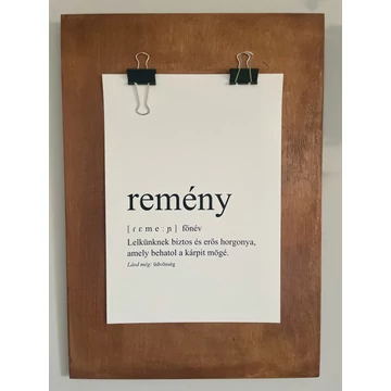 'Remény' fali dekor