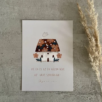 igés print én és az én házam népe