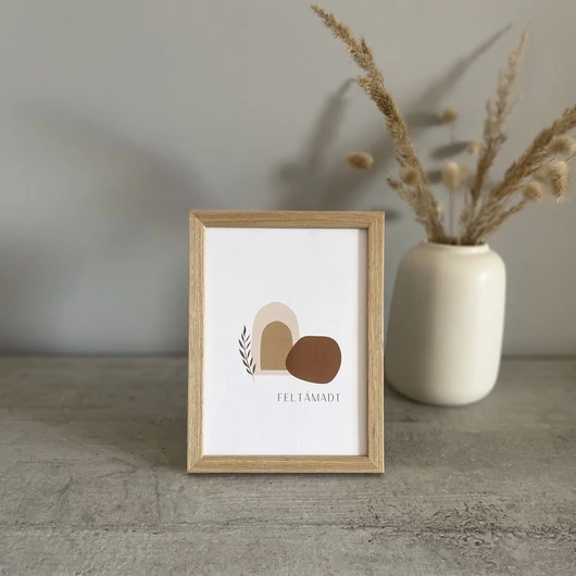 igés print húsvét képkeretben