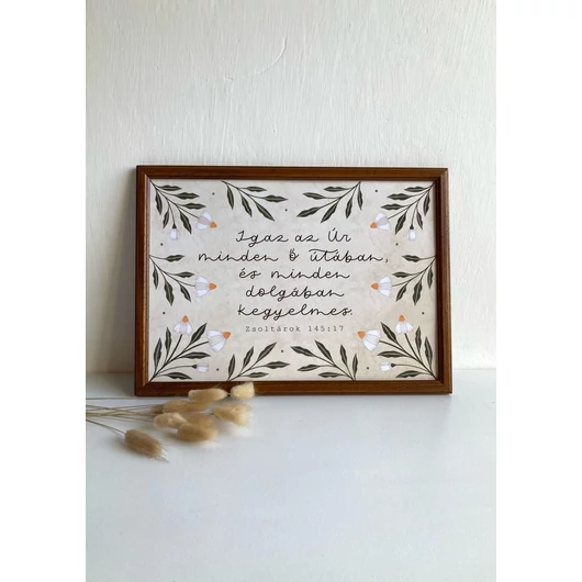 Reményteli szavak - Igaz az Úr - print